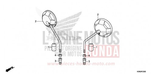 MIROIR MSX125E de 2014
